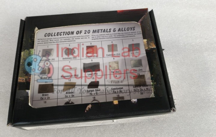 Metals Set of 20 STEM Science Lab Demonstration Model